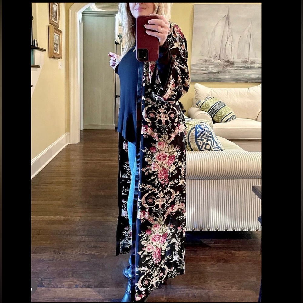 Oscar de la Renta Kimono Robe Vintage